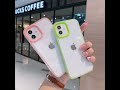 3 IN 1 Clear Case Cover for Apple iPhone Series