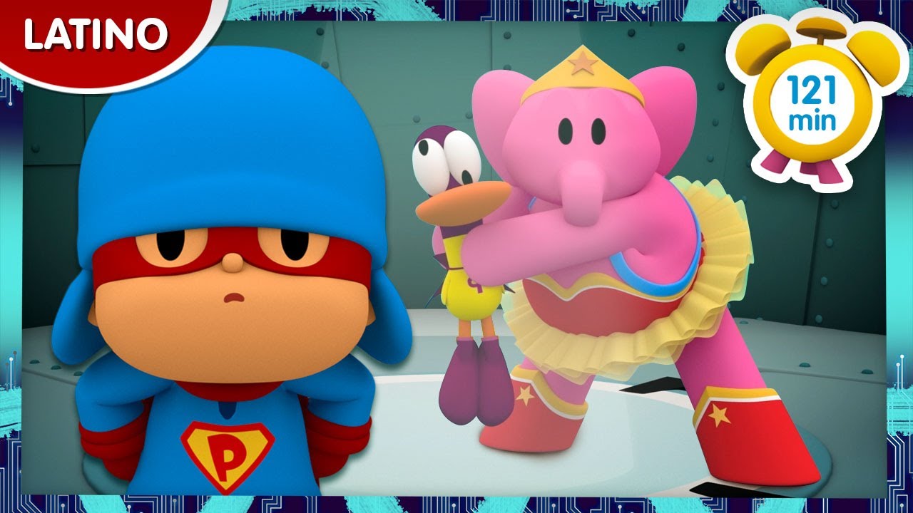 💪 POCOYÓ en ESPAÑOL LATINO - Los Superhéroes [121 min] |CARICATURAS y DIBUJOS ANIMADOS para niños