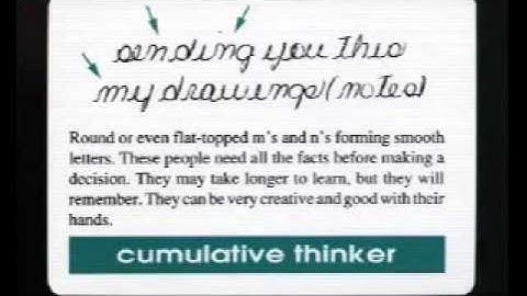 Handwriting Analysis Speed Learning video by Bart Baggett