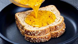 Do you have bread and eggs at home? Try this quick and delicious breakfast! Better than pizza.