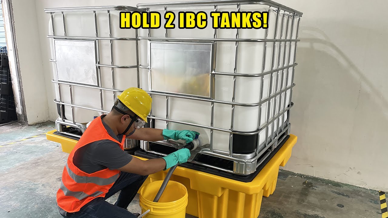 Heavy duty Spill Response Solution Double IBC Spill Pallet[Case Study]