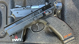 видео: IWI Jericho 941 против CZ 75 SP-01: Удивлены?! картинка: IWI Jericho 941 против CZ 75 SP-01: Удивлены?!