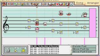 To the Altar of Revival from Romancing SaGa: Minstrel Song on Mario Paint Composer