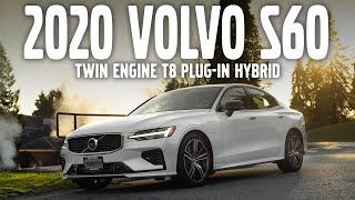 2020 Volvo S60 R-Design T8 eAWD Walkaround, Start Up, Acceleration