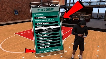 NBA 2K20 - How To Invite Friends to MyCourt & How To Join A Friend