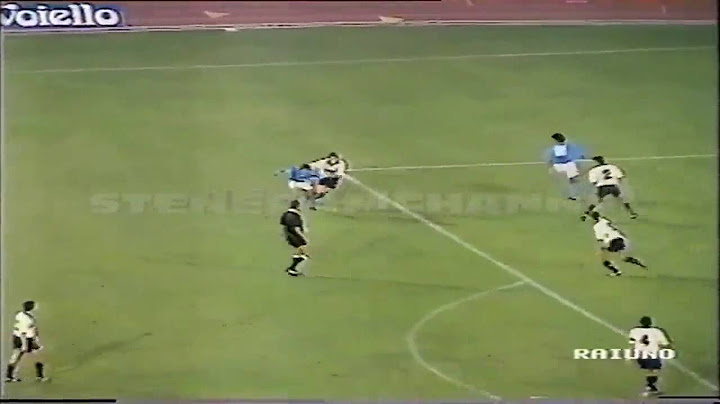 Napoli - Modena 3-0, coppa italia 92-93.