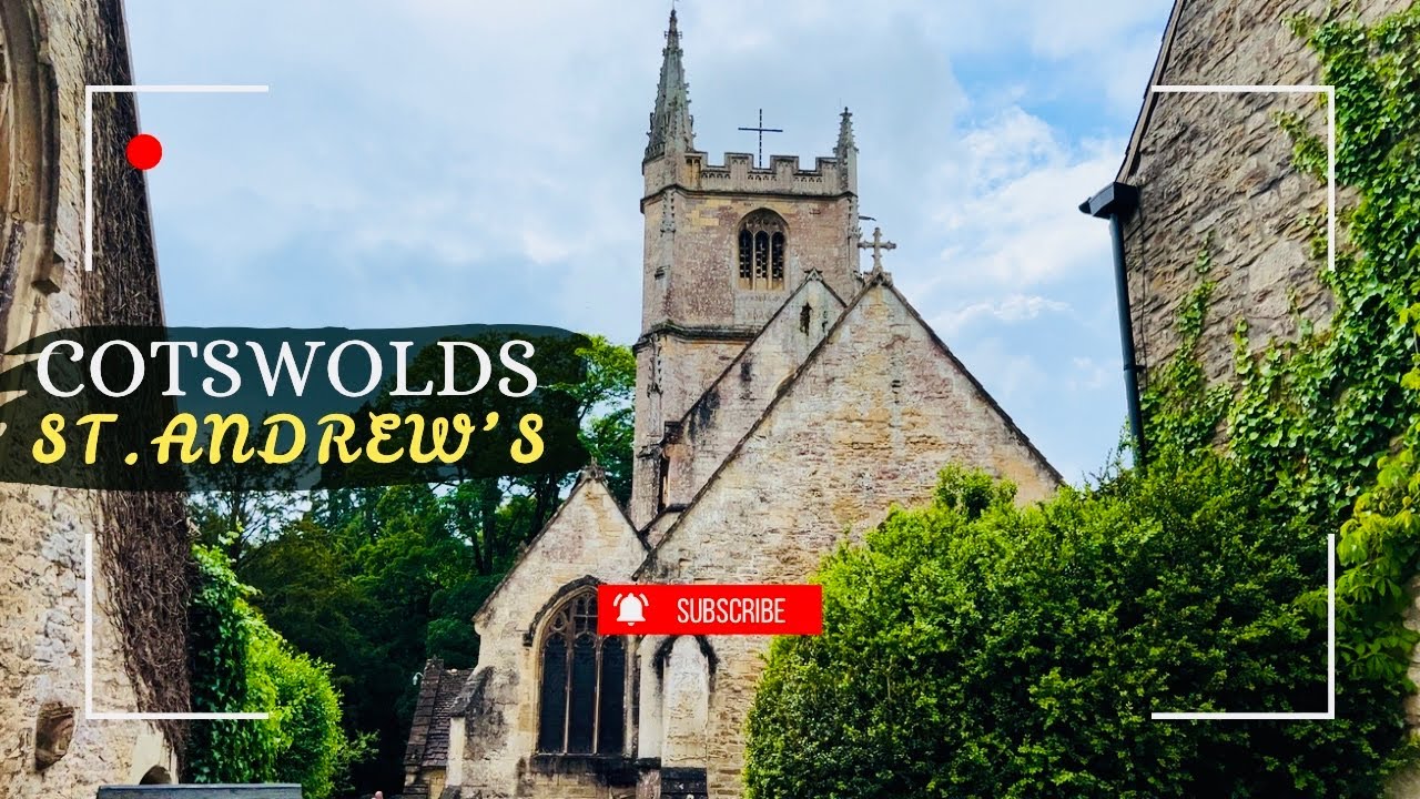 St. Andrew's Church [4K] Castle Combe | Places to visit in Cotswolds |