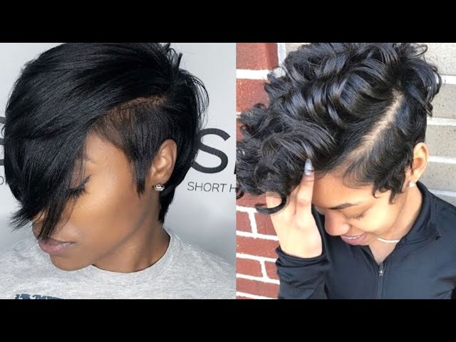 Women's Undercut Haircut With Taper On The Side - YouTube