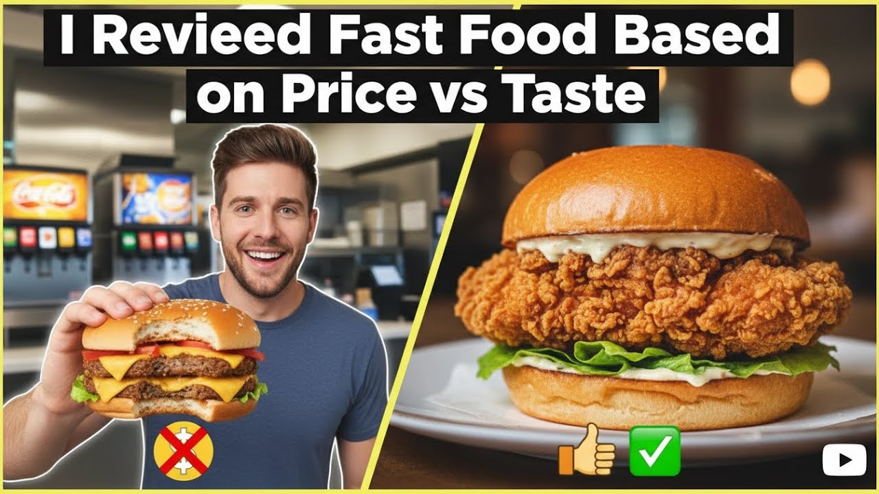 I Reviewed Fast Food Based on Price vs Taste