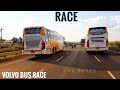 VOLVO  BUS RACE IN INDIA!!! SRS vs  VRL VOLVO BUS RACE