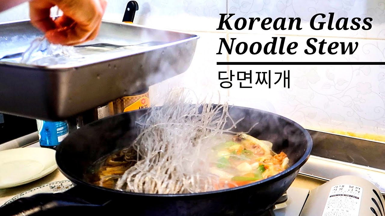 How to: Korean Glass Noodle Stew! | 당면찌개