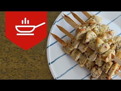 Yunan Usulü Tavuk Şiş Tarifi (Souvlaki) | Esen Hünal