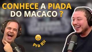 RENAN DA RESENHA E FIDELIS FALANTE Contam Piada de Macaco, no TICARACATICAST - Pra Rir 😄