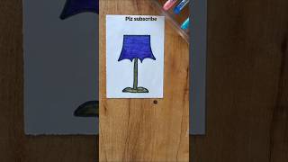 easy lamp🛋️ drawing#shorts#trending#art #creative ideas #viral video#drawing #yt#