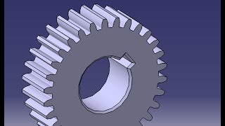 HOW TO MAKE A GEAR IN CATIA V5 , DRAW GEAR TOO EASILY .