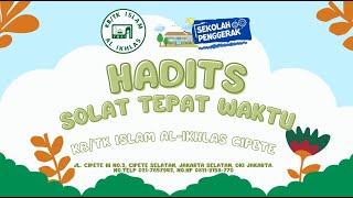 HADITS SHOLAT TEPAT WAKTU