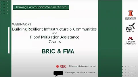 Resilient Communities Webinar | Building Resilient Infrastructure and FMA Grants | 4-16-24