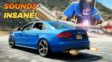 Fabricating the BEST Custom Exhaust for my Audi S4!