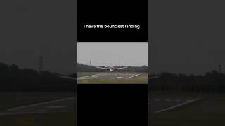 Bouncy Landings #landing #plane