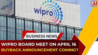 Wipro Buyback 2026 Coming Stock Deeply Undervalued Board Meet On April 16  Business News