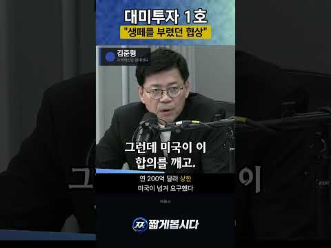 LNG부터 투자하라던 미국… 김준형 '생떼를 부렸던 협상'