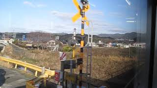 2020 01 01　車窓・JR山口線　キハ47形2000番台　新山口駅～山口駅～♪