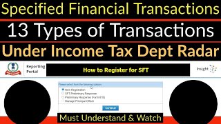 How To Register On Sft Specified Financial Transaction Reporting Portal