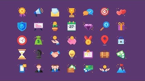 35 Animated Business Icons After Effects Templates