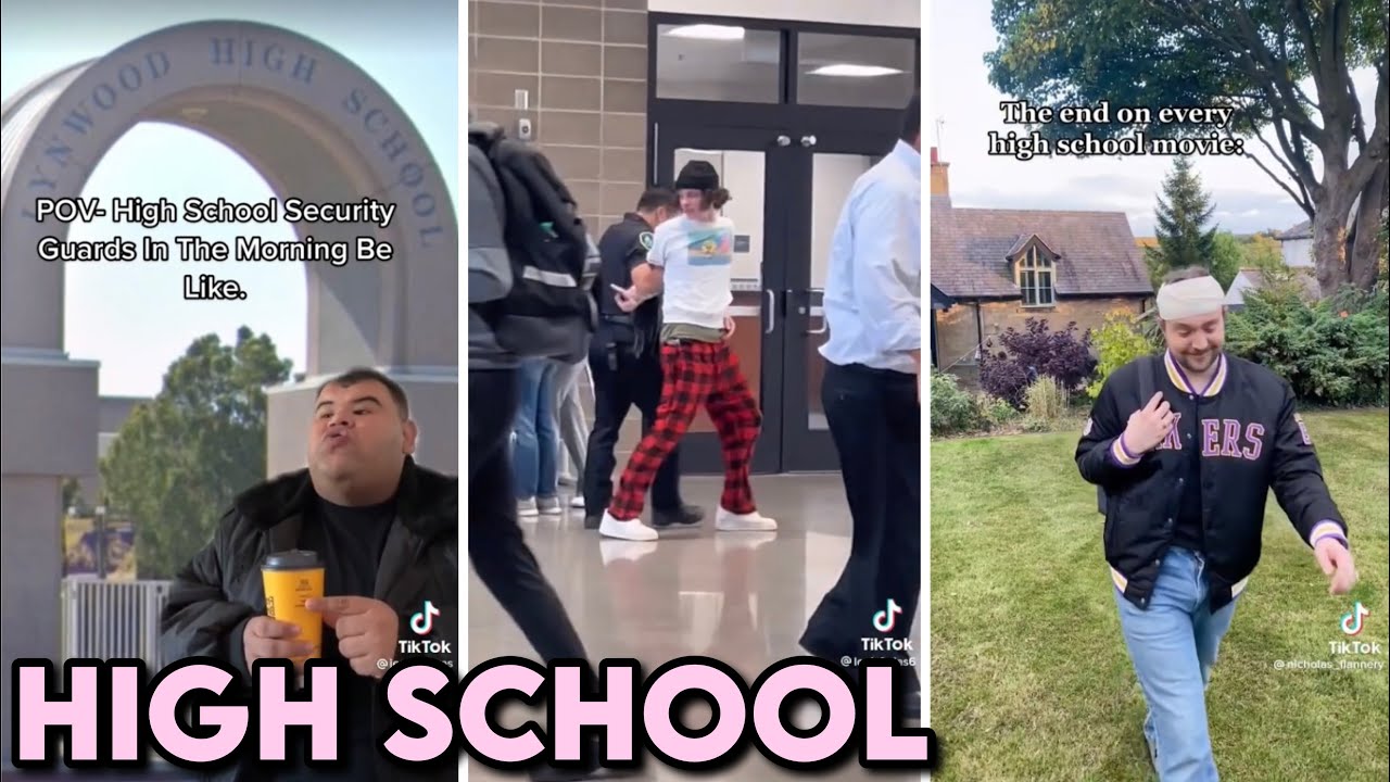 10 minutes of high school TikToks! YouTube