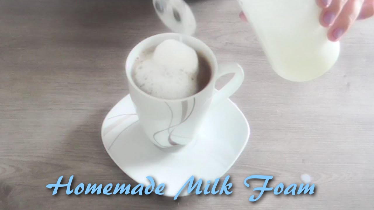 [Life Hack] Get Fluffy Milk Foam without any Fancy Machines YouTube