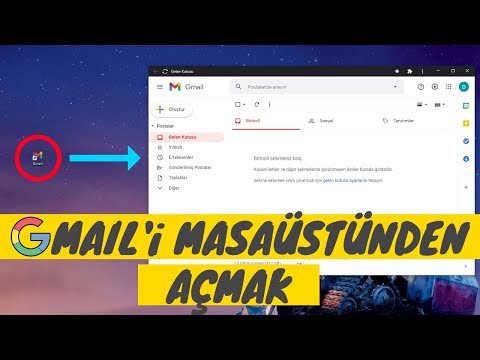 GMAİL’i Masaüstünden Açmak | GMAİL Masaüstüne Ekleme