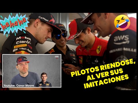 Pérez, Max, Leclerc, Sainz: Reaccionan de manera divertida al verse imitados durante el GP de Mónaco