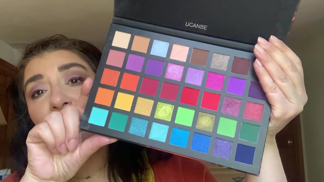 Ucanbe Spotlight eyeshadow palette review and tutorial! YouTube