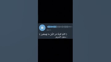 سورة الذاريات -سعود الشريم- #fyp #foryou #quran #قران_كريم