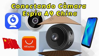 Conectar con v720 Mini Cámara Wifi Espía A9 a Teléfono Versión China de Aliexpress