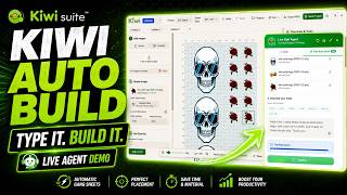 Kiwi Auto Build Demo | Type It and Build DTF Gang Sheets Fast screenshot 3
