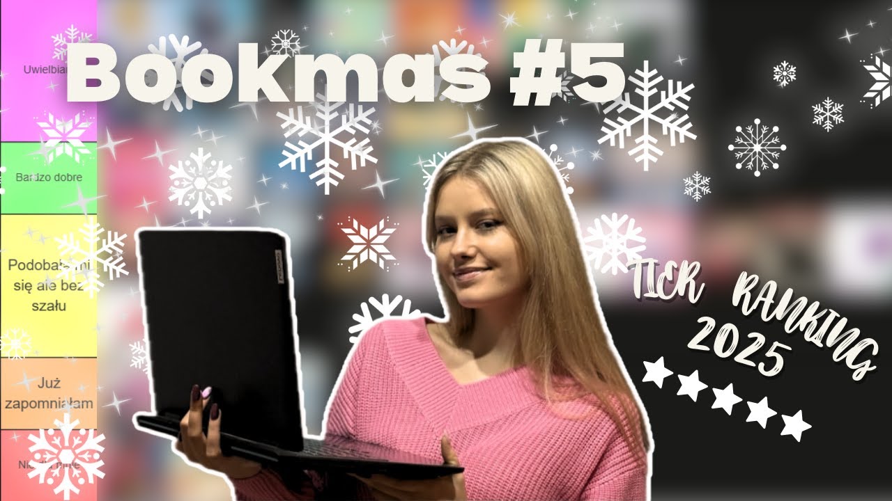 TIER RANKING książek przeczytanych w 2025⭐ | BOOKMAS 5❄️📚