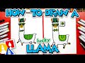 🍀 How To Draw A Lucky Llama For St. Patrick&#39;s Day