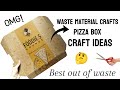 Waste Material Crafts | Pizza Box Craft | Best Friend Gift Ideas