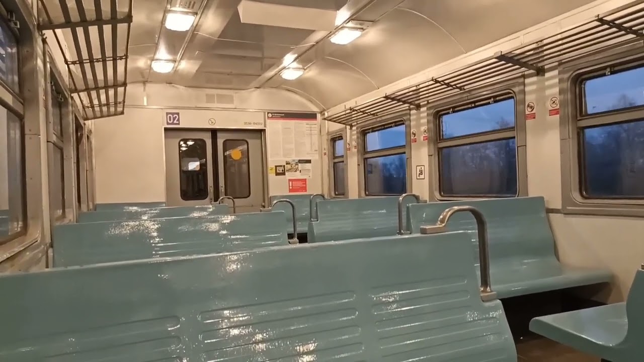 Поездка на электричке эт2м - 104 по Ленинградскому направлению!