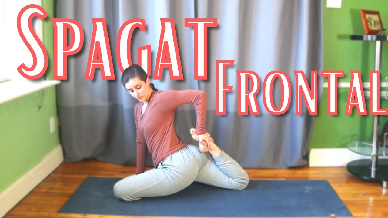 ESTIRAMIENTO PARA LOGRAR SPAGAT FRONTAL (SPLIT) | Cómo tener piernas flexibles | CUERPO DE BAILARINA