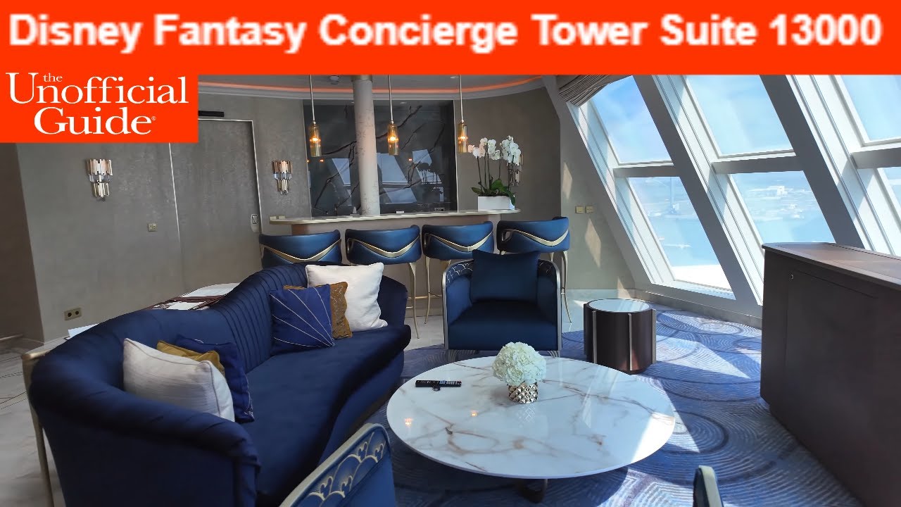 Disney Fantasy Stateroom Tour Category 1A  Concierge Tower Suite 13000