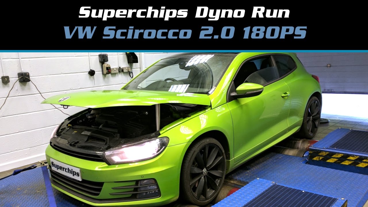 Superchips Dyno Run: VW Scirocco 2.0 TSI 180PS
