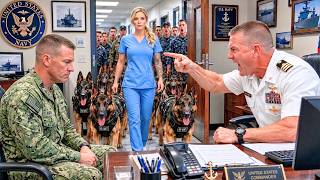 Lieutenant Laughed at a Teen's SEAL Mom Claim — Then a Quiet Nurse Walked In With 212 Military K9s