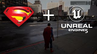 Superman at City Unreal Engine 5 Tech Demo [DOWNLOAD] #unreal #engine #unrealengine #ue5 #techdemo screenshot 4