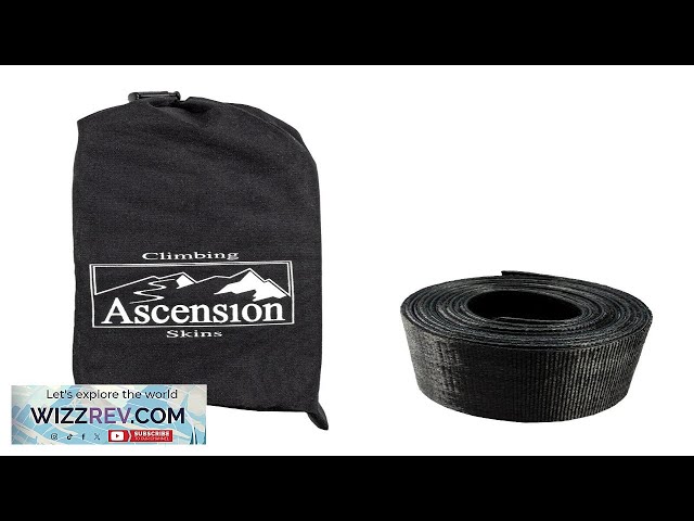  Ascension Nylon クライミングスキン NEW Ascension Nylon Climbing Skins For Skis Black 210 cm x 6cm
