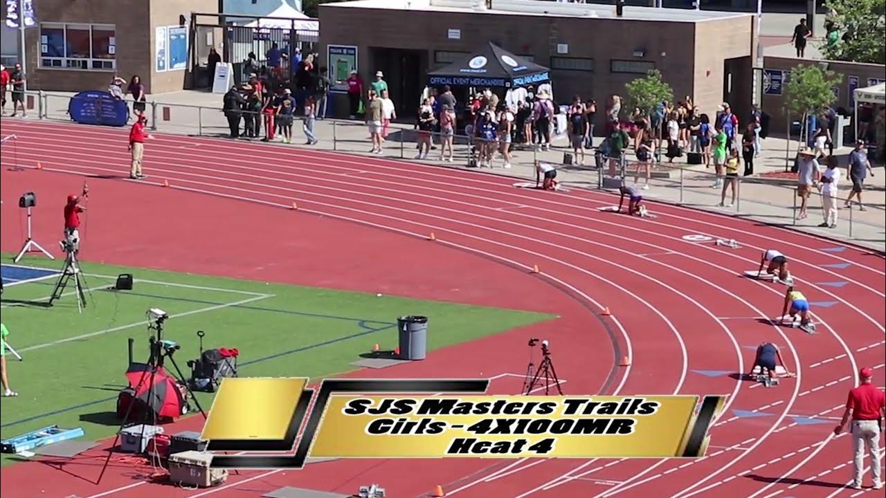 2024 TF CIF SJS Masters Trails 4x100m Relay (Girls Heat 4