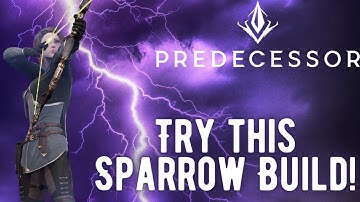 SPEED KILLS! Sparrow build review with Gameplay! Predecessor Early Access!