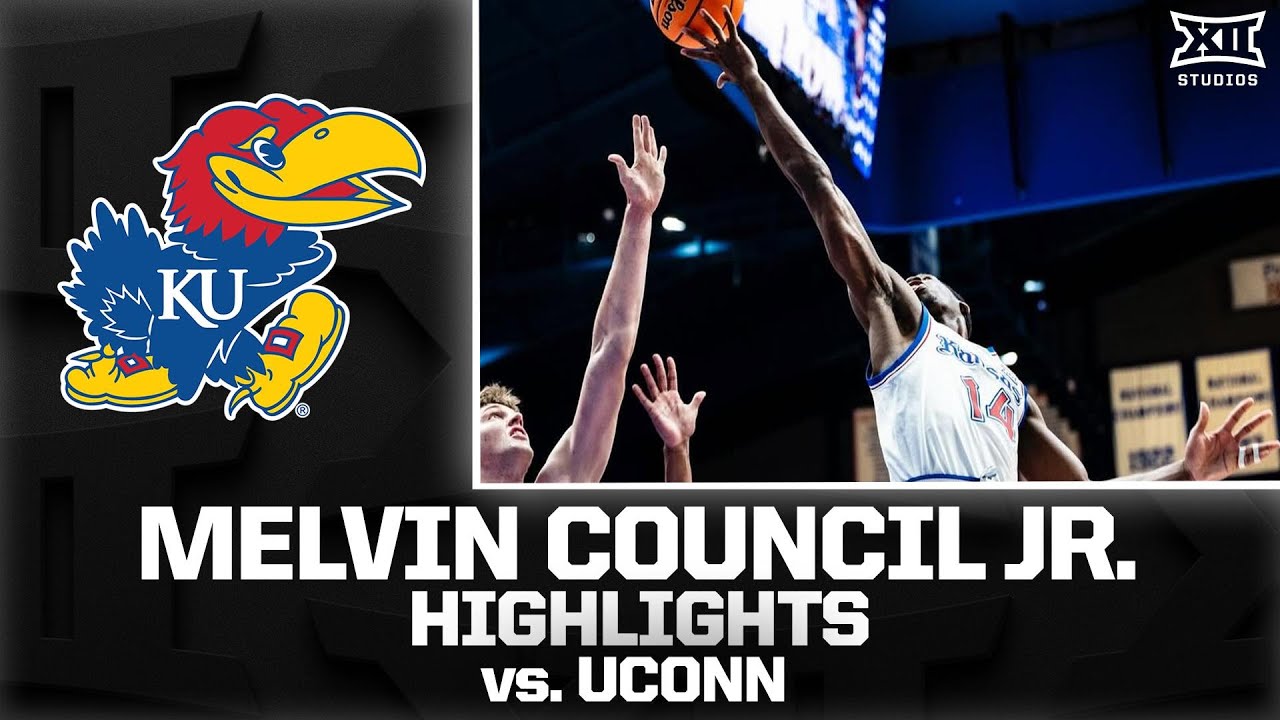 Melvin Council Jr. Highlights vs. UCONN | 2025-26 Big 12 Men’s Basketball