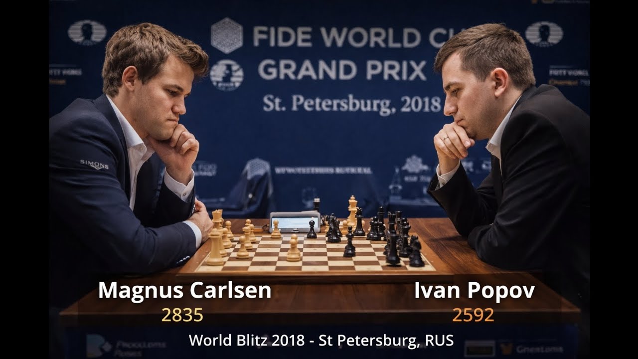 “Belajar Blitz dari Sang Juara Dunia – Carlsen vs Popov”
